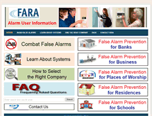 Tablet Screenshot of alarmuser.org